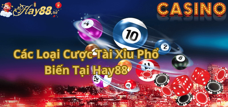 Các Loại Cược Tài Xỉu Phổ Biến Tại Hay88